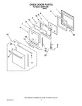 Diagram for 02 - Oven Door Parts