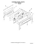 Diagram for 02 - Control Panel Parts