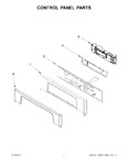 Diagram for 01 - Control Panel Parts