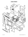 Diagram for 01 - Oven Parts