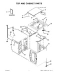 Diagram for 01 - Top And Cabinet Parts