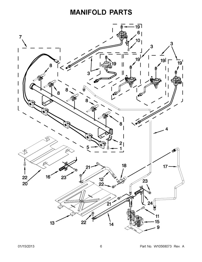 Diagram for WFG524SLAW1