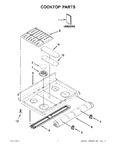 Diagram for 01 - Cooktop Parts