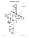 Diagram for 01 - Cooktop Parts