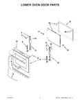 Diagram for 03 - Lower Oven Door Parts