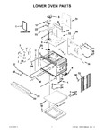 Diagram for 01 - Lower Oven Parts