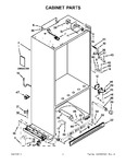 Diagram for 01 - Cabinet Parts