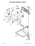 Diagram for 01 - Top And Console Parts