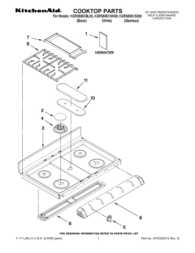 Diagram for KGRS505XWH00