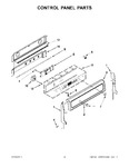 Diagram for 02 - Control Panel Parts