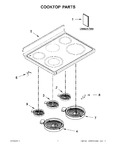 Diagram for 01 - Cooktop Parts