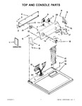 Diagram for 01 - Top And Console Parts