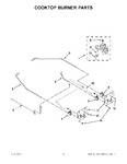 Diagram for 02 - Cooktop Burner Parts