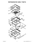 Diagram for 04 - Refrigerator Shelf Parts