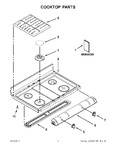 Diagram for 02 - Cooktop Parts