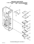 Diagram for 04 - Freezer Liner Parts