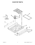 Diagram for 01 - Cooktop Parts