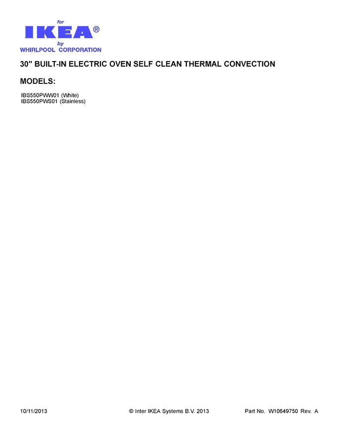 Diagram for IBS550PWW01