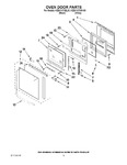 Diagram for 04 - Oven Door Parts