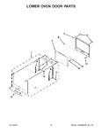 Diagram for 06 - Lower Oven Door Parts