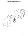 Diagram for 05 - Upper Oven Door Parts