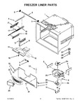 Diagram for 03 - Freezer Liner Parts
