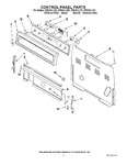 Diagram for 02 - Control Panel Parts