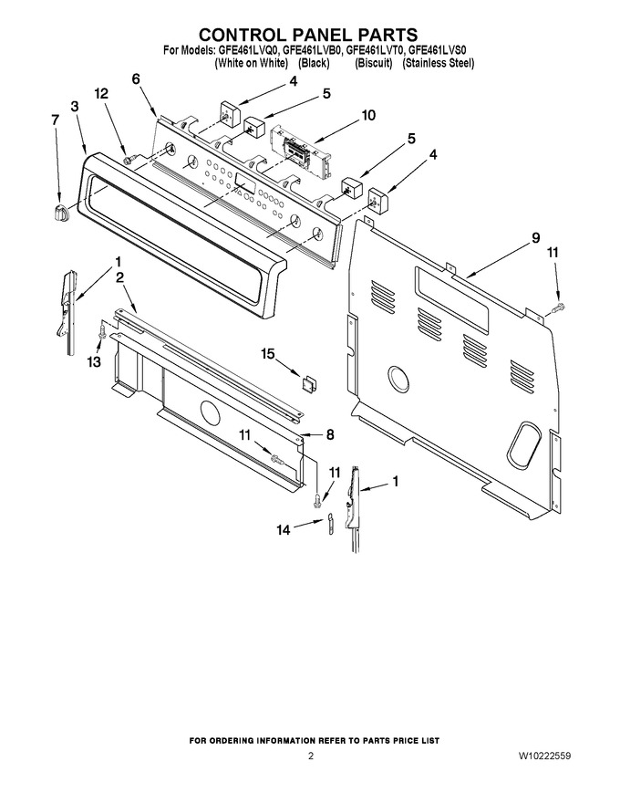 Diagram for GFE461LVB0