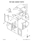 Diagram for 02 - Top And Cabinet Parts