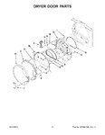 Diagram for 05 - Dryer Door Parts