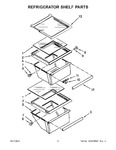 Diagram for 04 - Refrigerator Shelf Parts