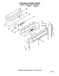 Diagram for 02 - Control Panel Parts