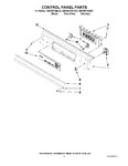 Diagram for 05 - Control Panel Parts