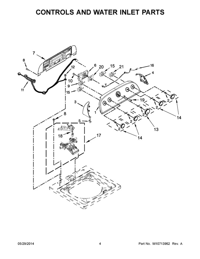 Diagram for WTW4900BW1