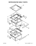 Diagram for 04 - Refrigerator Shelf Parts