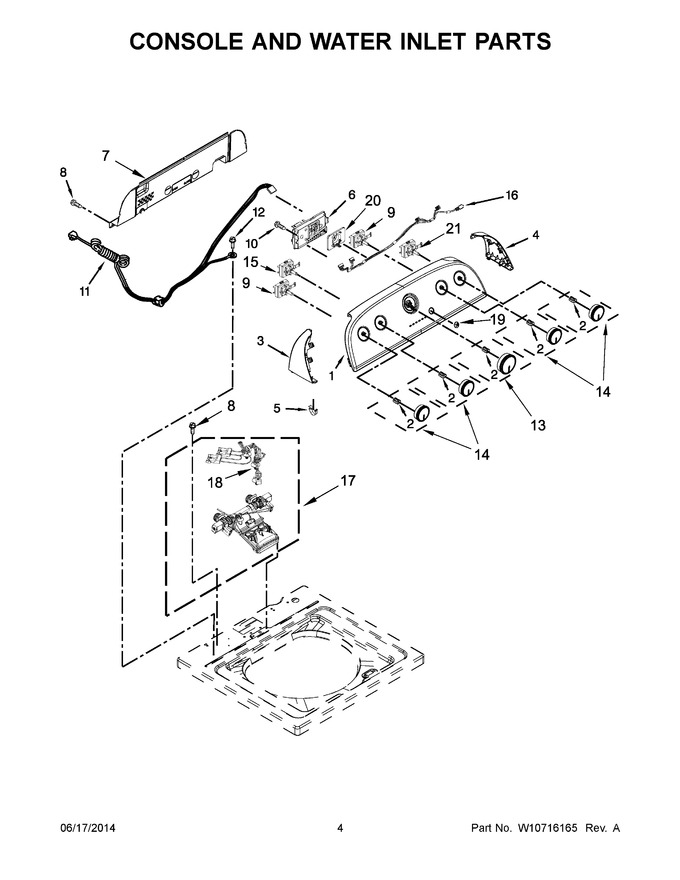 Diagram for WTW5000DW0