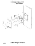 Diagram for 08 - Dispenser Front Parts