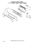 Diagram for 02 - Control Panel Parts