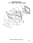 Diagram for 03 - Oven Door Parts