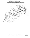 Diagram for 08 - Microwave Door Parts