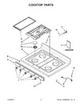 Diagram for 02 - Cooktop Parts