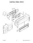 Diagram for 03 - Control Panel Parts