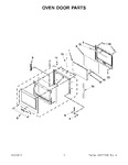 Diagram for 07 - Oven Door Parts