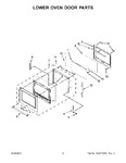 Diagram for 04 - Lower Oven Door Parts