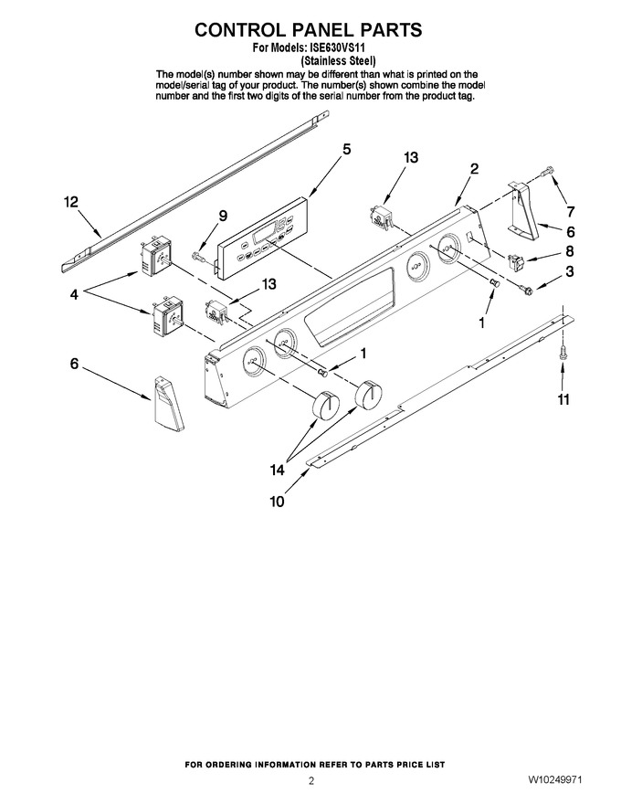 Diagram for ISE630VS11