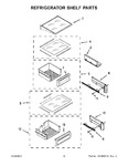 Diagram for 08 - Refrigerator Shelf Parts