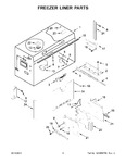 Diagram for 05 - Freezer Liner Parts