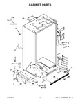 Diagram for 02 - Cabinet Parts