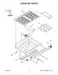 Diagram for 02 - Cooktop Parts