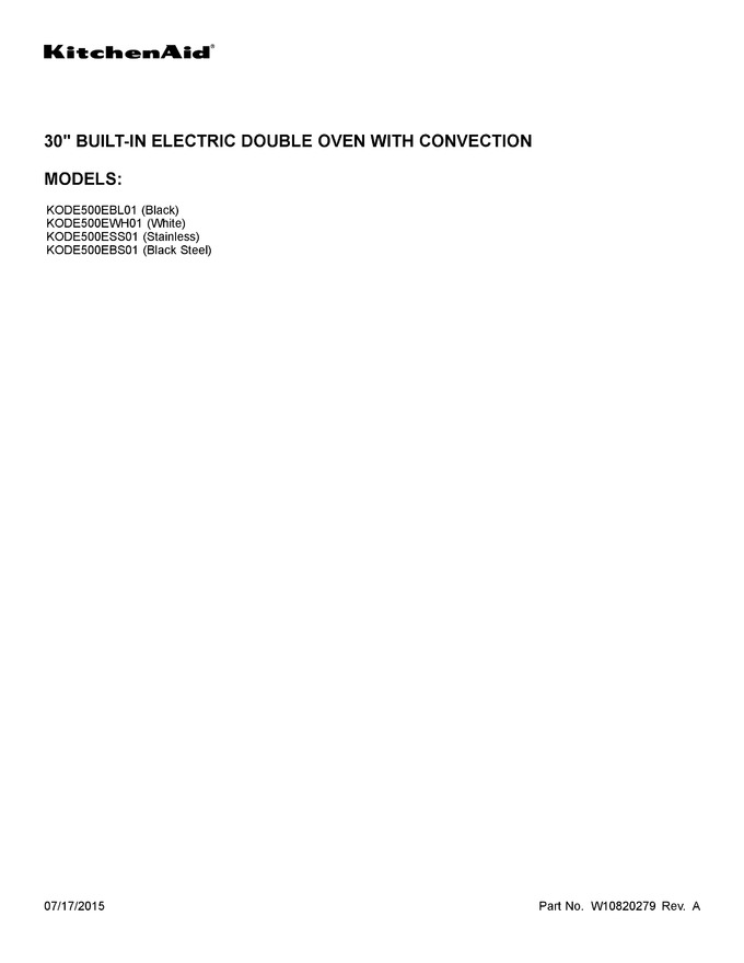 Diagram for KODE500EBL01